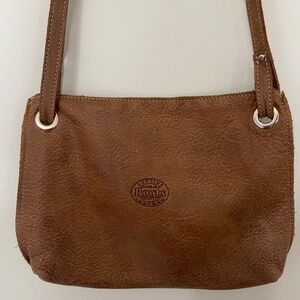 Roots Canada Edie Bag Tribe - Tan Leather Crossbody